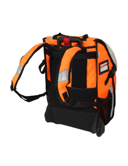 Tools range Technician rolling backpack Hight Visibility 40E01FW 207,00 € - backpack dedicated to transport tools and PPE.