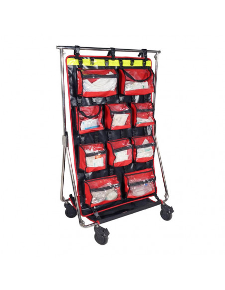 Gamme médicale POD - Dispositif de rangement opérationnel  649,00 € - Sac médical dédié au transport de matériel de secours e...