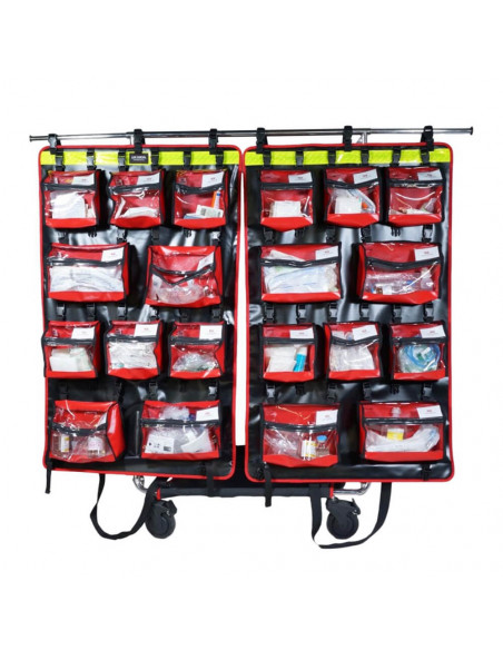 Gamme médicale POD - Dispositif de rangement opérationnel  630,00 € - Sac médical dédié au transport de matériel de secours e...