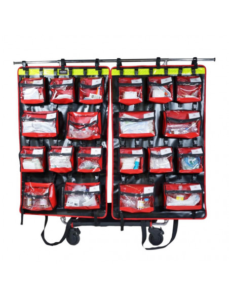 Gamme médicale POD - Dispositif de rangement opérationnel  649,00 € - Sac médical dédié au transport de matériel de secours e...