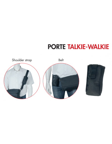 Agents de contrôle Pochette Talkie-Walkie E5662 48971 7,00 € - Sacs pour transporter les accessoires du contrôleur pendant sa...