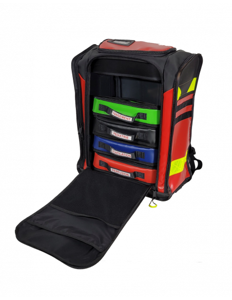 Emergency range First aid bag 40M24PBC1W 279,00 € -  Backpack dedicated to the transport of medical material in intervention.