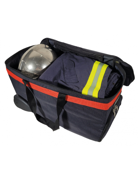 Firemen range Rolling firemen gear bag 40F11W 148,00 € -  Firemen bag for firemen closing and PPE