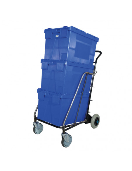 Distri LAST MILE 300 - Chariot manuel ou électrique destiné à la livraison de colis, lettres, bacs alimentaires et sacs de co...