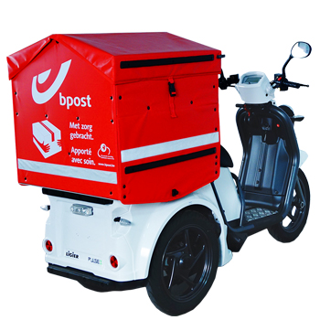 Contenant arrière scooter BPOST