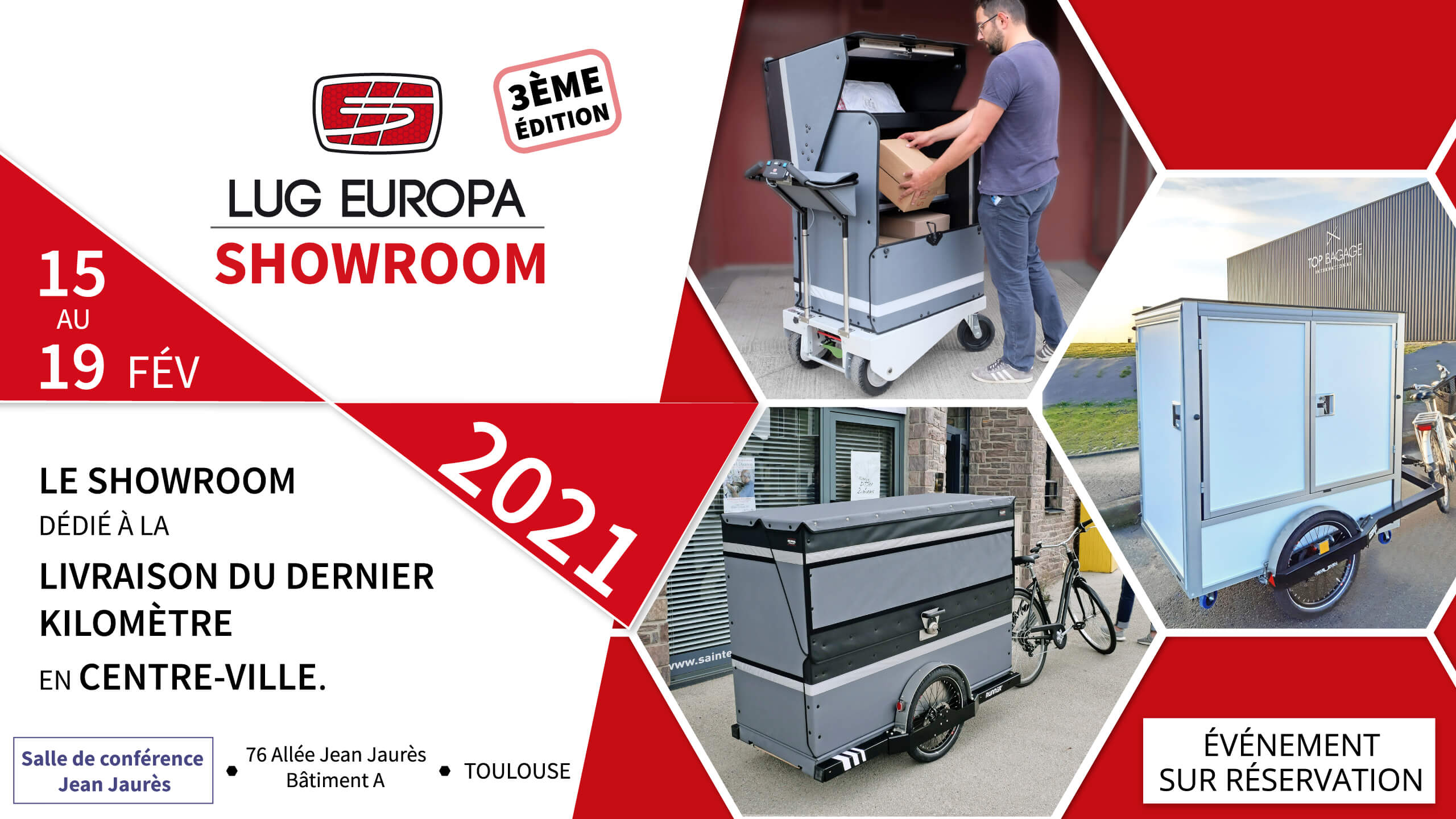 SHowroom LUG EUROPA à Lyon du 15 au 19 Février à TOULOUSE