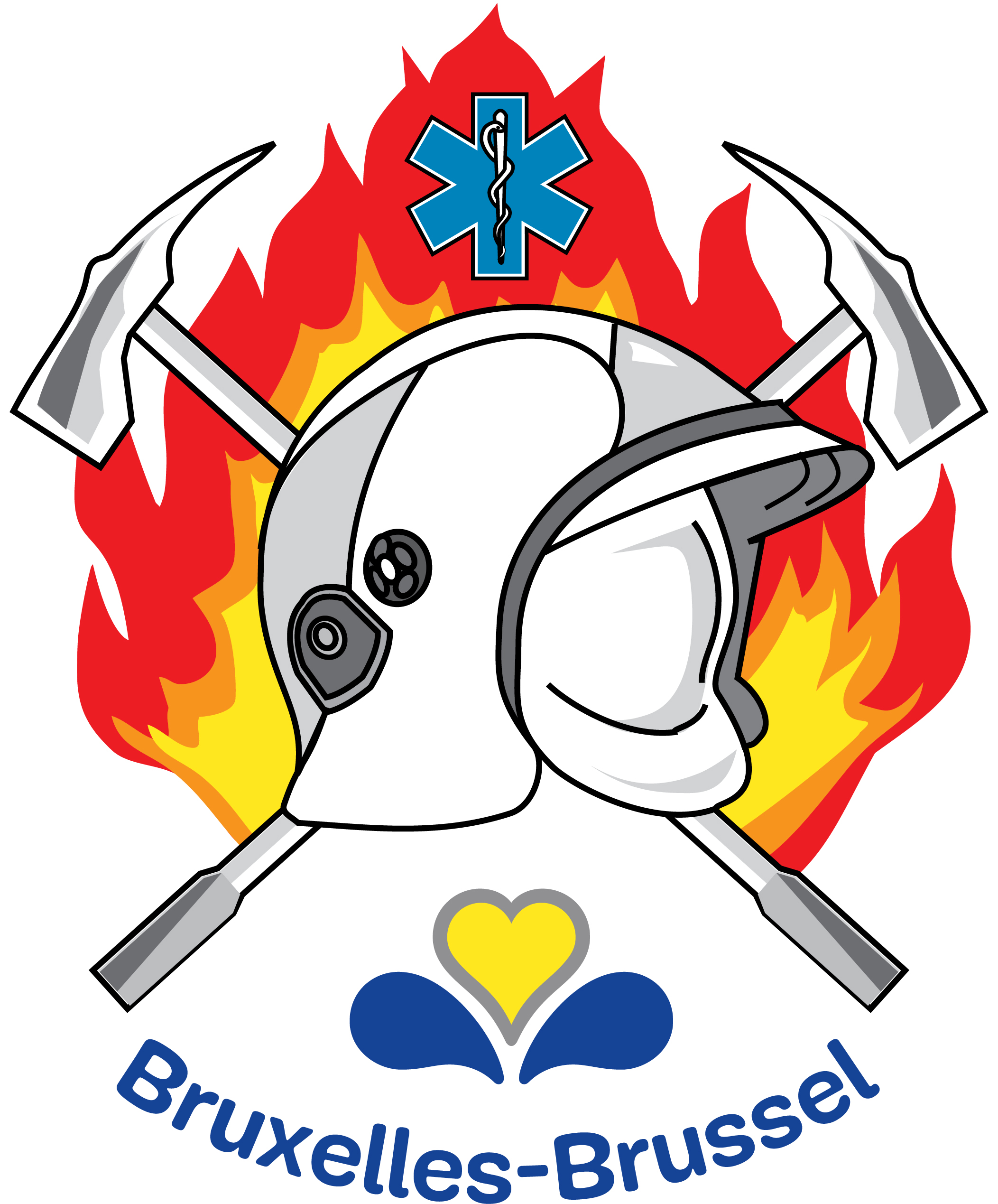 Pompiers Bruxelles Logo pompiers bruxelles