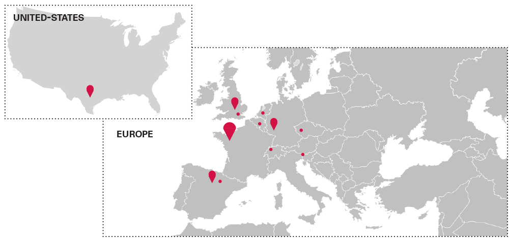 Implantation internationale LUG EUROPA